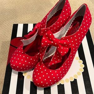Lola Ramona Polka Dot Heels Retro